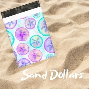Poly mailers 10x13 sand dollar shipping sea